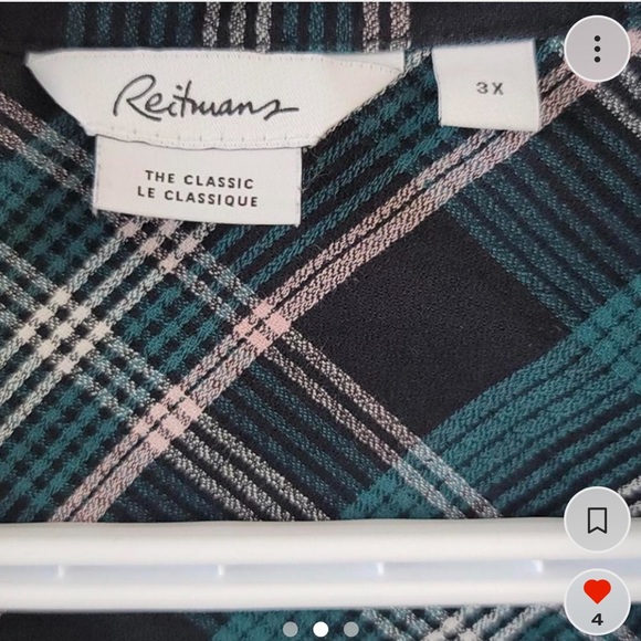 Plus Size Shirt—Reitmans - Picture 2 of 3